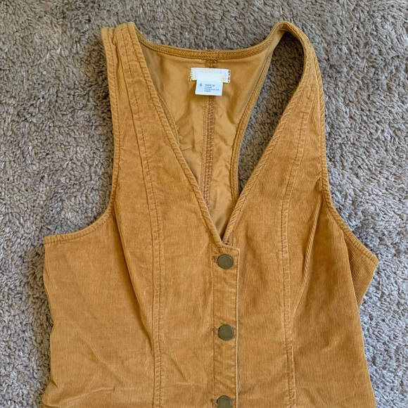 BUNDLE SALE 🍓 Mustard Corduroy Jumper 🍓 - Picture 3 of 5